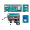 TOTAL 5000W Generador electr a gasolina Tanque-25L 220VAC TP155001
