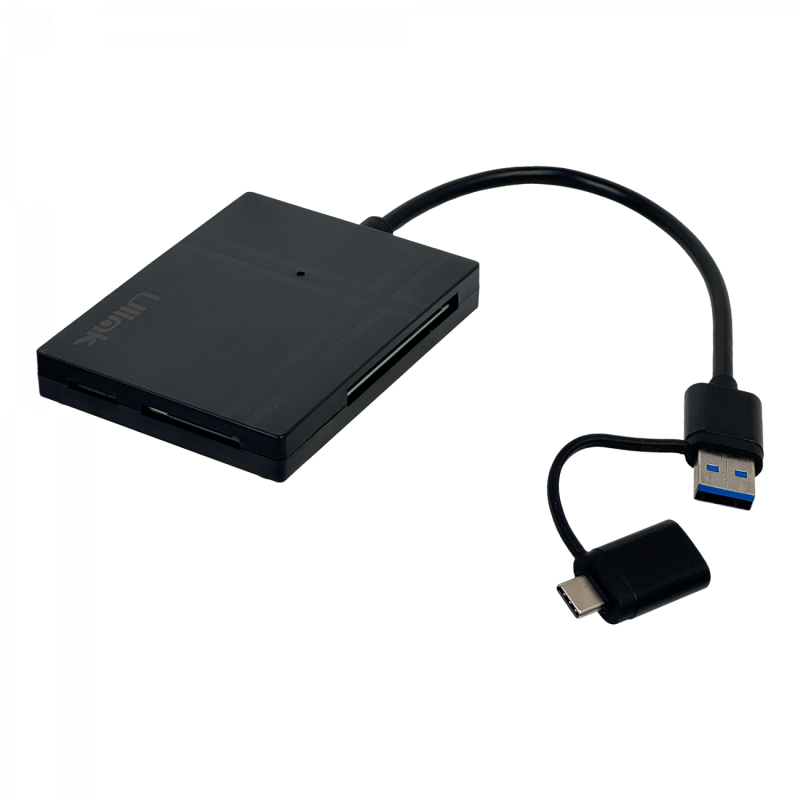 ULINK Lector USB3.0 USB-A-C Todo-en-1 SD mSD TF CF XD UL-RD500