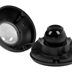 UI Negro Domo 8MP AI 1-100 IK10 IP66 110º IR30 CamaraIP Mic req-PoE