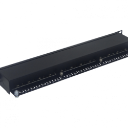 LINKMADE 24-RJ45 CAT6 FTP SFTP BLINDADO PATCHPANEL 1U Certificacion-UL