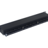 LINKMADE 24-RJ45 CAT6 FTP SFTP BLINDADO PATCHPANEL 1U Certificacion-UL