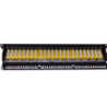 LINKMADE 24-RJ45 CAT6 FTP SFTP BLINDADO PATCHPANEL 1U Certificacion-UL