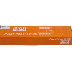 LINKMADE 24-RJ45 CAT6 FTP SFTP BLINDADO PATCHPANEL 1U Certificacion-UL