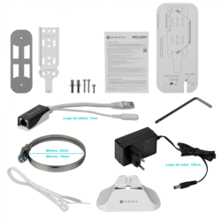 MIKROTIK LTE6 3G/LTE 1-Sim 2-1000 2,4/5GHz U.FL 2x2-2,5dBi L4