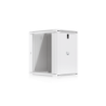 UBIQUITI Blanco 12U 45cm-Fondo Puerta-Vidrio Gabinete Rack Pared Muro