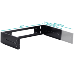 LINKMADE 2U BRACKET MURAL ABIERTO AJUSTABLE C/Bisagra