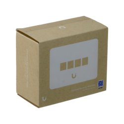 UI 1-unidad Blanco 4-Keystone Horizontal Faceplate Pintable 118x88mm