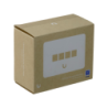 UI 1-unidad Blanco 4-Keystone Horizontal Faceplate Pintable 118x88mm