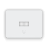 UI 1-unidad Blanco 2-Keystone Horizontal Faceplate Pintable 118x88mm