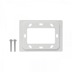 UI 1-unidad Blanco 2-Keystone Horizontal Faceplate Pintable 118x88mm