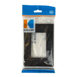 KALOP Placa Negro Zen 3-Puestos Basica Tapa 3-Modulo 128x89mm KS41511