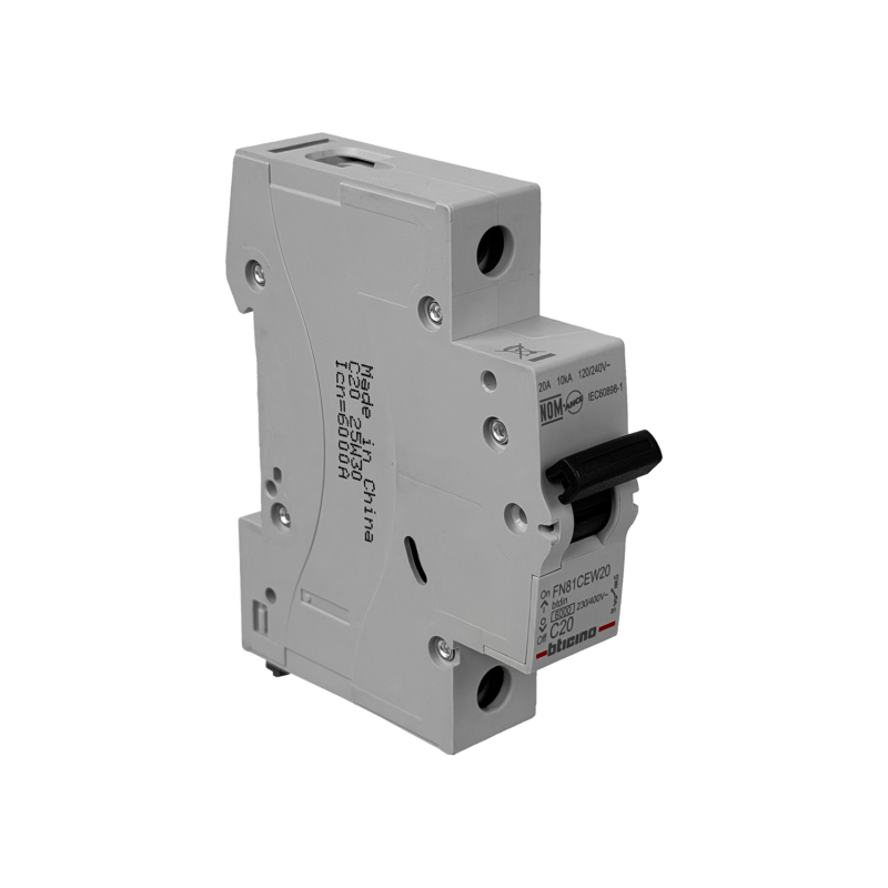 Unipolar 20A 10kA 230/400V Interruptor Automatico Termomagnetico C20