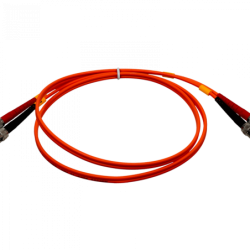 1mt ST-ST OM1 Multimodo MM Duplex Jumper Fibra 62.5/125um LSZH