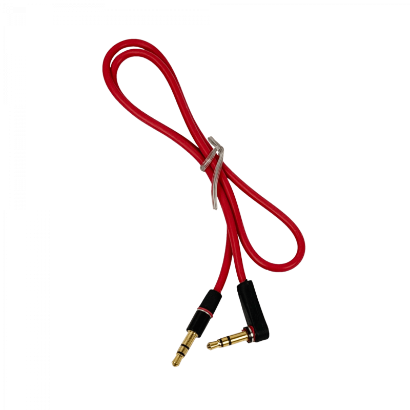 3,5mm-MM 90-Grados Macho-Macho 0,5mt Cable Audio Plug Phone-1/8 50cm