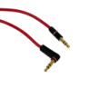 3,5mm-MM 90-Grados Macho-Macho 0,5mt Cable Audio Plug Phone-1/8 50cm