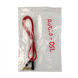 3,5mm-MM 90-Grados Macho-Macho 0,5mt Cable Audio Plug Phone-1/8 50cm