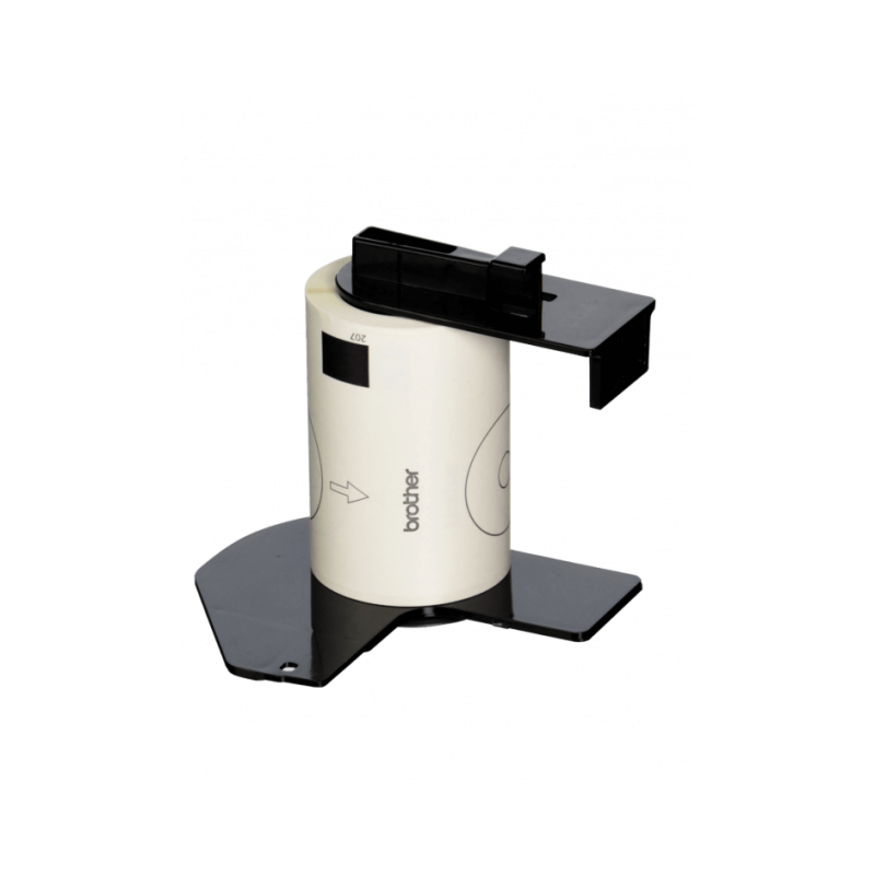 Brother 58mm-Diametro 100-Etiqueta/CD-DVD Plastificado Blanco p/QL-700