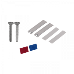 Blanco Angular 1X Faceplate 70x114mm Placa 1-Keystone