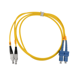 1mt SC-FC MonoModo SM Duplex Jumper Cable Fibra 3.0mm 9/125um
