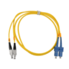 1mt SC-FC MonoModo SM Duplex Jumper Cable Fibra 3.0mm 9/125um