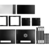 LINKMADE Desarmado 6U 45CM-Fondo Pared Muro Rack