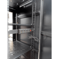 LINKMADE Microperforada 42U 900mm 90cm-Fondo c/Turbina-Bandej-PDU Rack
