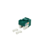 LINKMADE Verde Cat5E U/UTP Punchable Keystone Conector Hembra RJ45