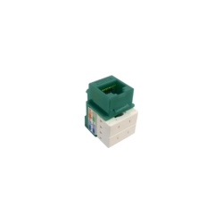 LINKMADE Verde Cat5E U/UTP Punchable Keystone Conector Hembra RJ45