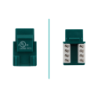 LINKMADE Verde Cat5E U/UTP Punchable Keystone Conector Hembra RJ45