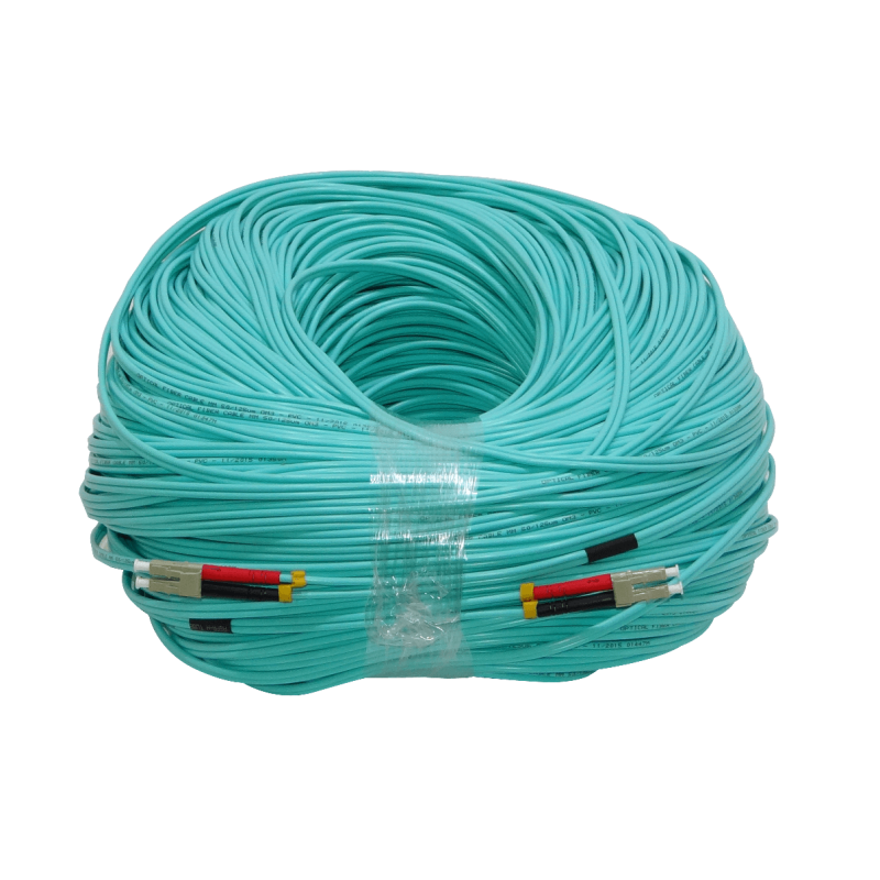 200mt LC-LC OM3 MultiModo MM Duplex Jumper Fibra 3.0mm 50/125um LSZH