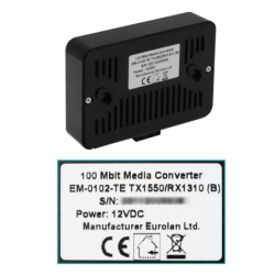 EUROLAN Kit-WDM SM 1-SC 1310/1550nm 20km 2-100mbps 3portSwitch Fibra