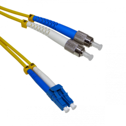 2mt LC-FC MonoModo SM Duplex Jumper Cable Fibra 9/125um LSZH