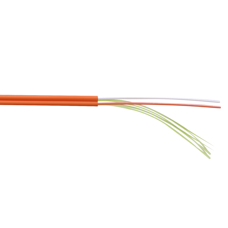 FIBRA OM1 Zipcord 2,8x5,7mm LSZH 1-mt Duplex Multimodo MM 62.5/125um
