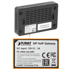 PLANET Router VoIP 4-FXS-RJ11-H 1-100 1-WAN genera 4linea telef analog