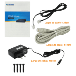 PLANET Router VoIP 4-FXS-RJ11-H 1-100 1-WAN genera 4linea telef analog