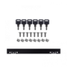LINKMADE RACK PARED 15U 45CM-FONDO NEGRO INC-2U