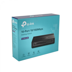 TP-LINK 16-100 Switch Desktop no-Admin no-Rack 10/100 inc9V/0,6A