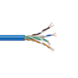 LINKMADE 4un 30cm CAT6 Azul LSZH Cable Patch inyectado Multif 4x0,3mt