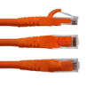 LINKMADE 4un 30cm CAT6 NARANJO LSZH Cable Patch inyectado 4x0,3mt
