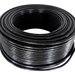 LINKMADE CABLE 100MT SF/UTP EXTERIOR CAT6 NEGRO UNIFILAR