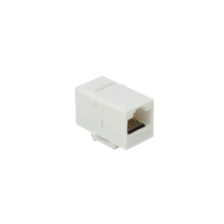 Blanco CAT6 UTP Copla RJ45-RJ45 Keystone Feedthrough