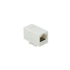 Blanco CAT6 UTP Copla RJ45-RJ45 Keystone Feedthrough