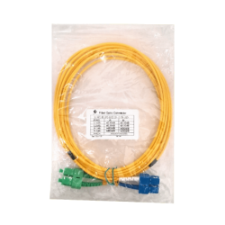 5mt SC/APC-SC/UPC MonoModo SM Duplex Jumper Cable Fibra 3mm 9/125um