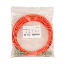 5mt SC-SC OM1 MultiModo MM Duplex Jumper Fibra 62.5/125um 3mm LSZH