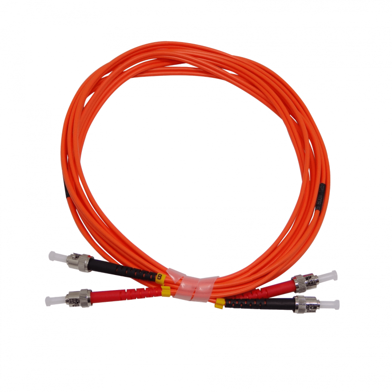 3mt ST-ST OM1 Multimodo MM Duplex Jumper Fibra 62.5/125um LSZH