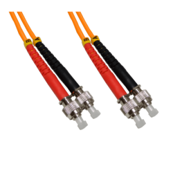 3mt ST-ST OM1 Multimodo MM Duplex Jumper Fibra 62.5/125um LSZH