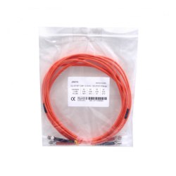 3mt ST-ST OM1 Multimodo MM Duplex Jumper Fibra 62.5/125um LSZH