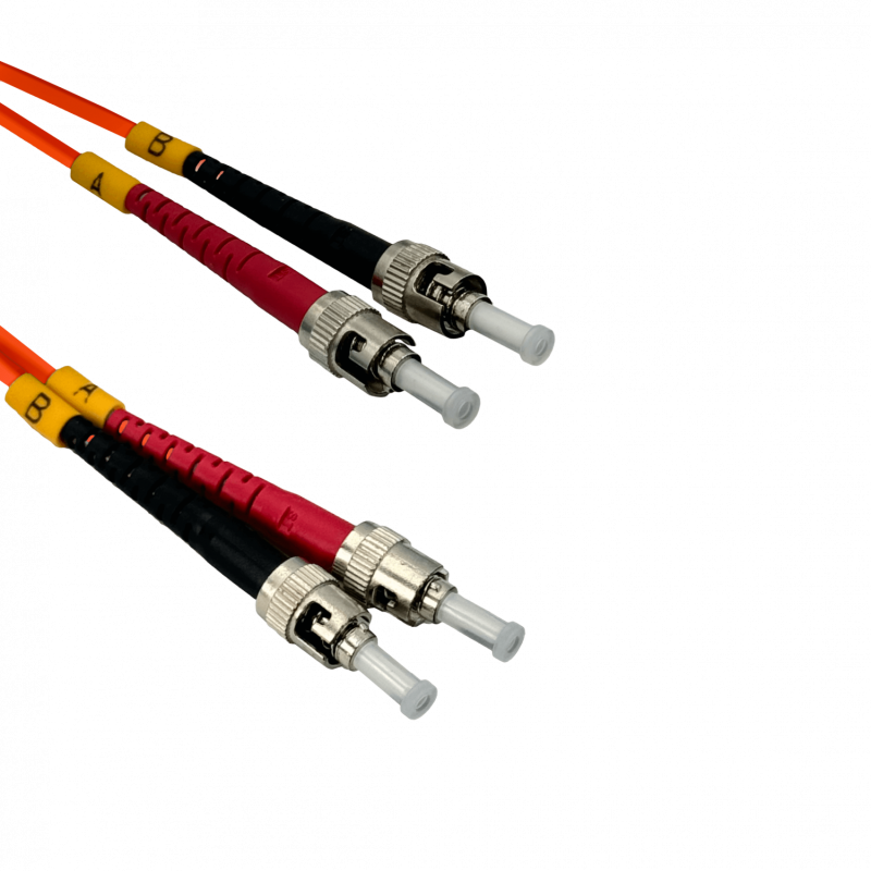 5mt ST-ST OM1 Multimodo MM Duplex Jumper Fibra 62.5/125um LSZH