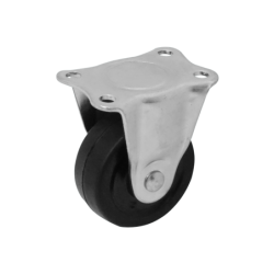 Rueda 2-pulgadas Fija Negra Soporta-25Kg 40x57,5x66mm