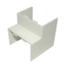 LINKCHIP 60x40mm Angulo interior Blanco CCA-6040-AI. p/Canaleta QN6W.